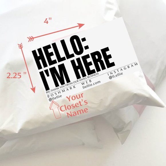 Closet Branding Kit Labels Custom Marketing Posh - Picture 4 of 9